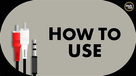 How to Use RCA to Aux Cables (Many Examples) .